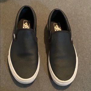 VANS PERF LEATHER SLIP-ON 11W